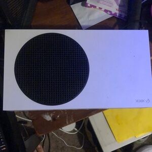 Xbox series S with two controllers and all cords and it’s in good condition